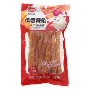 口水娃辣π嫩面筋香菇牛肉味（挤压糕点）
