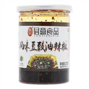 君意食品风味豆豉油辣椒