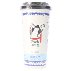 奶白兔海盐芝士牛乳茶