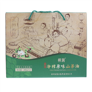 梓润冷榨原味山茶油