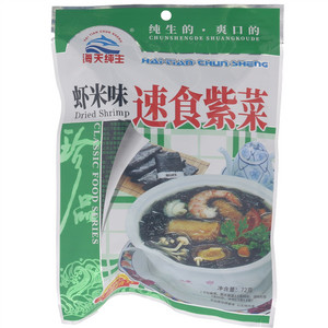 海天纯生虾米味速食紫菜