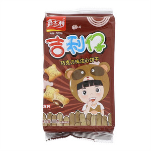 嘉士利巧克力味注心饼干