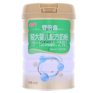 三元婴倍喜较大婴儿配方奶粉（6-12月龄，2段）