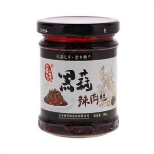 老乡味黑蒜辣肉丝