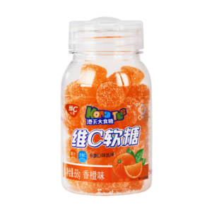 港天大食糖香橙味果汁维C软糖
