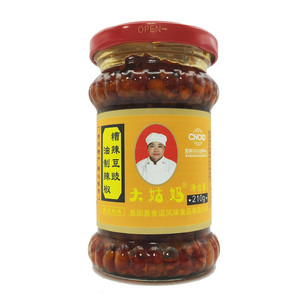 大姑妈糟辣豆豉油制辣椒