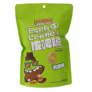 哈彼哈比皮啤脆芥末味脆香猪皮