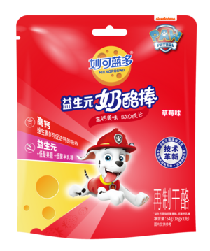 高钙奶酪棒(草莓味)-54G