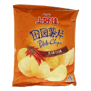 上好佳田园薯片-香辣口味