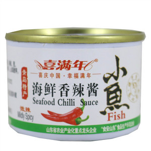 喜满年小鱼海鲜香辣酱