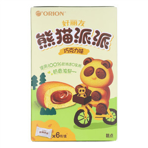 好丽友ORION熊猫派派巧克力味糕点