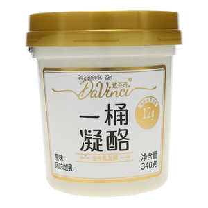 达芬奇原味风味酸乳一桶凝酪