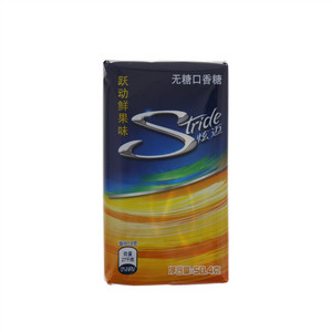 Stride炫迈跃动鲜果味无糖口香糖50.4克