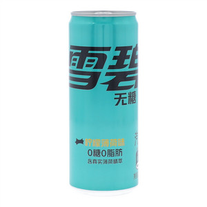 雪碧无糖柠檬薄荷味汽水