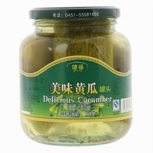 健福美味黄瓜罐头