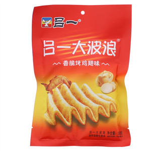 吕一吕一大波浪碳烤牛排味油炸型膨化食品
