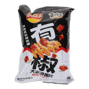 乐事大波浪薯片麻辣花生味 60克