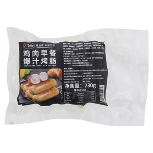 德利汉姆鸡肉早餐爆汁烤肠