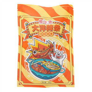 熊吃鱼川香风味大洋辣条