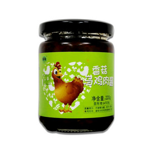 村长鸡香菇乌鸡肉酱