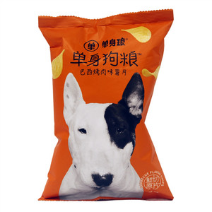 单身粮巴西烤肉味薯片