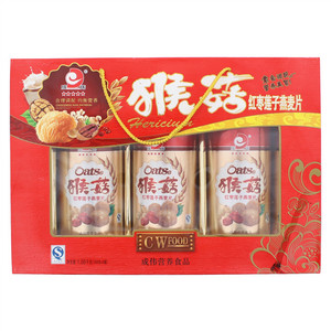 成伟猴菇红枣莲子燕麦片