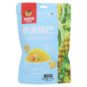 百吉猫牛肉味小米锅巴