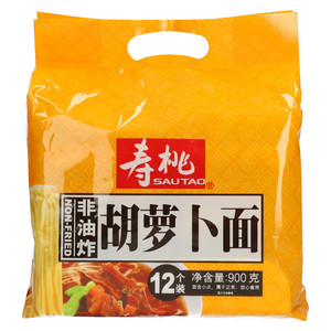 SAUTAO寿桃非油炸胡萝卜面