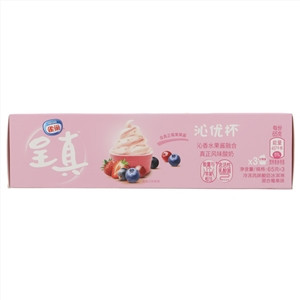 Nestle雀巢呈真沁优杯混合莓果味冷冻风味酸奶冰淇淋