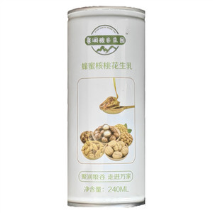 聚润粮谷庄园蜂蜜核桃花生乳