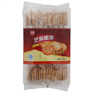 佳惠芝麻脆饼500g