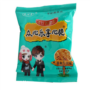 众心乐掌心脆藤椒牛肉味