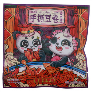 里奈零食孜然味手撕豆卷