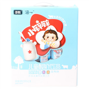 圣牧涵一小锌锌蓝莓味儿童酸奶饮品
