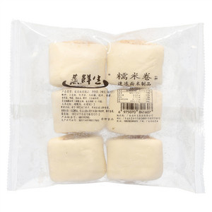 蒸鲜生糯米卷