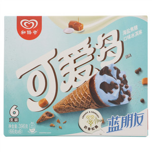 WALL'S和路雪可爱多海盐焦糖口味甜筒冰淇淋