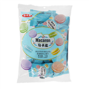 雅奇韩马卡龙奶油味夹心饼