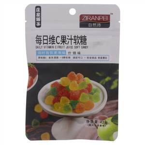 庄家铺子自然沛什锦味每日维C果汁软糖