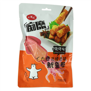 烧烤味鱿鱼卷