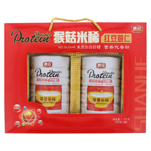 善合未添加白砂糖红豆薏仁猴姑米稀