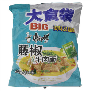 康师傅大食袋 藤椒牛肉面