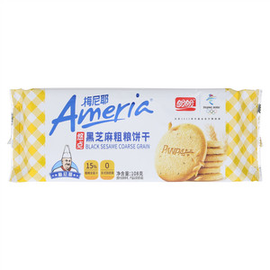 盼盼黑芝麻粗粮饼干