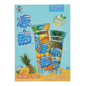 旺旺冻痴凤梨味+杨枝甘露味复合果汁饮料