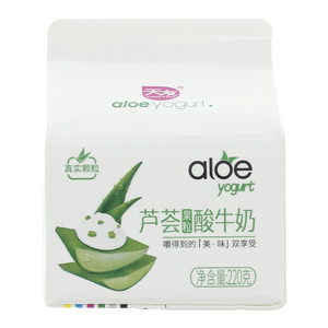 天友芦荟果粒酸牛奶