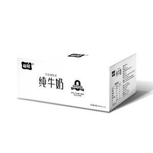 山花百花湖牧场纯牛奶（外箱180ml*16）