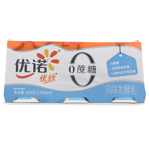 优诺0蔗糖风味发酵乳