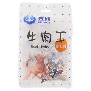 五洲果仁味牛肉干