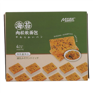 妙美滋海苔肉松软面包