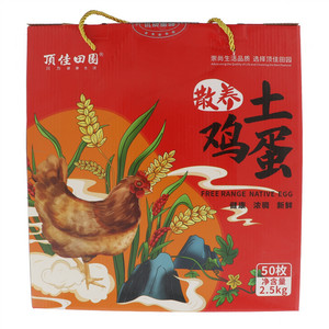 顶佳田园散养土鸡蛋