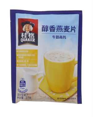 桂格醇香燕麦片牛奶高钙27克